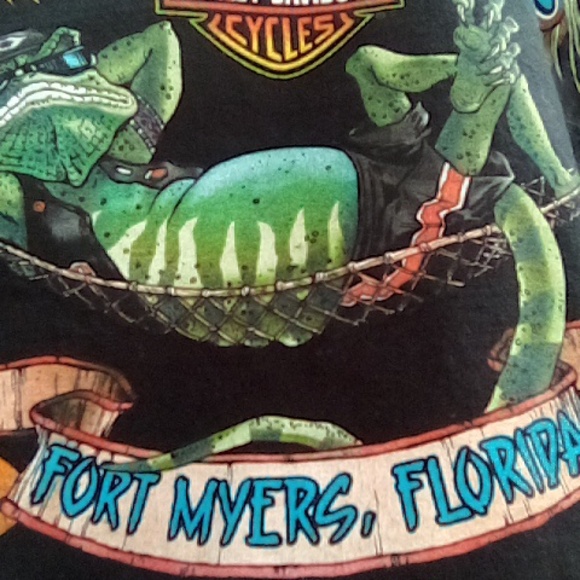 Harley Davidson skull jester tee NWOT  UNISEX - Picture 8 of 9